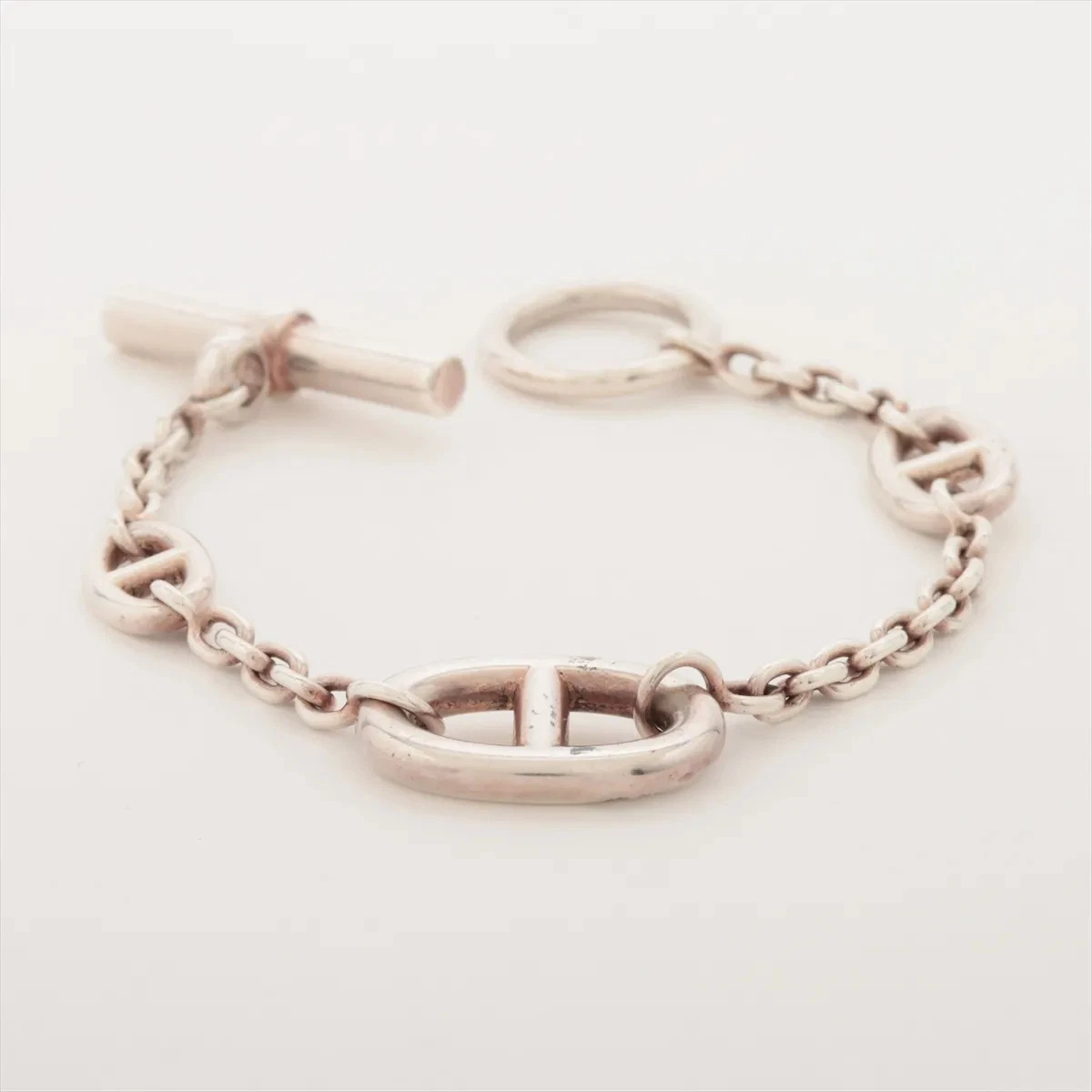 Bracciale Hermès Chaîne d'Ancre Farandole ST Argento 925 25 3g