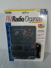 VINTAGE ROYAL FM RADIO ORGANIZER NEW SEALED
