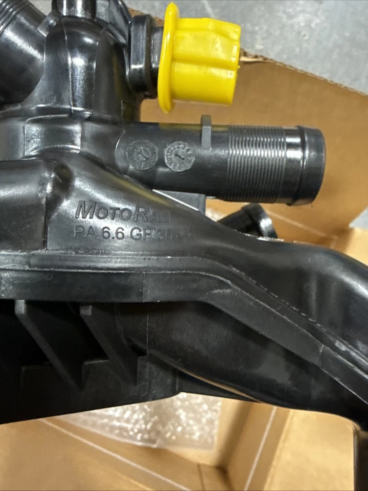 Engine Coolant Thermostat Housing MotoRad 678-221 Fit Mini Cooper 07-13 Peugeot - Image 3 of 4