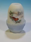 New ListingFenton Art Glass Cardinal In The Churchyard Fairy Lamp 1781/4500