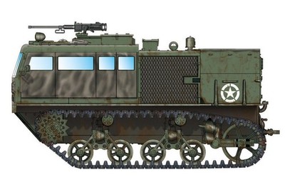Hobby Boss 82920 M4 High Speed Tractor (3-inch/90mm) in 1:72 Bausatz