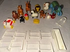 1970's Vintage Fisher Price Little People Play Family Farm Animals Extras 20 Pcs