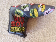 Rare Scotty Cameron Gallery "Why Soy Serious" Sushi Blade Putter Headcover, NEW