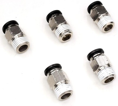 5/16 Air Fittings Push to Connect Fittings,CEKER 5/16'' OD X 1/4'' NPT, Black 