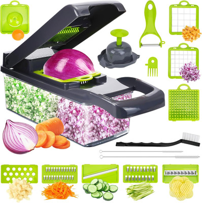 19 - In - 1 Gemüseschneider, Multifunktion Gemüse Schneider, Vegetable Chopper