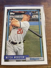 1992 Topps #233 Mitch Webster *1175