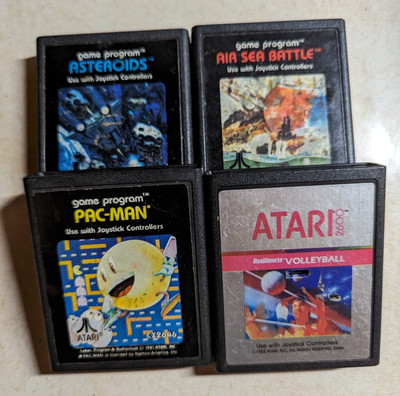 Choose Your Own Lot Atari 2600 Video Game Cartridge Only Tested Used Fast