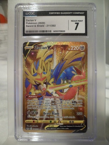 Zacian V graded CGC 7 for sale on eBay