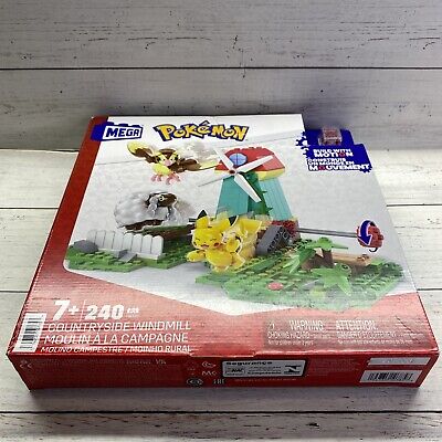 MEGA Pokemon Countryside Windmill with Action Figures, Building