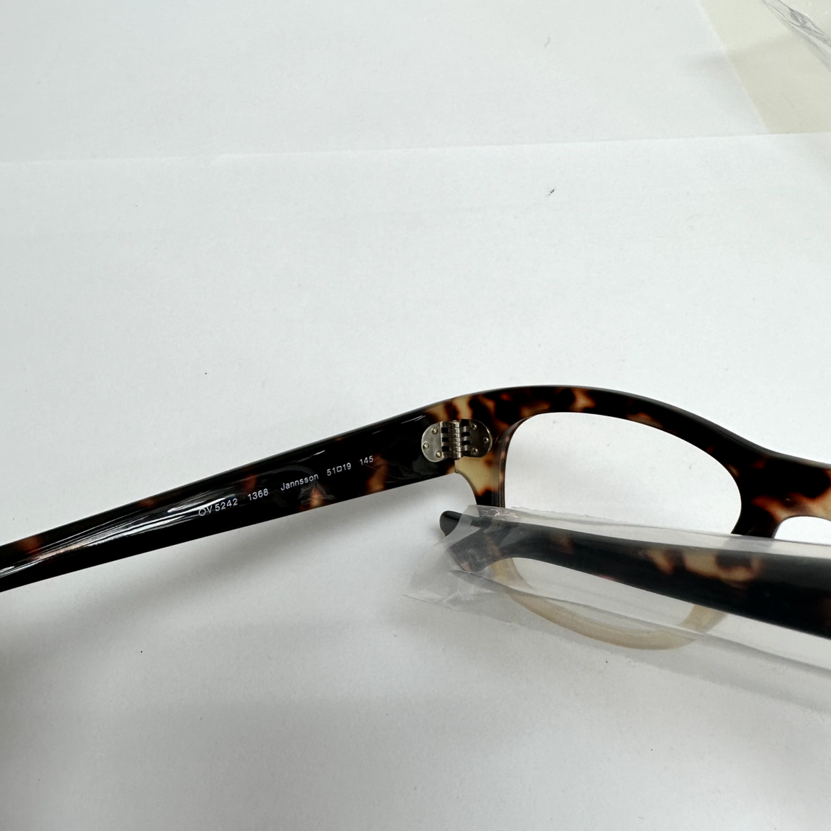 Oliver Peoples OV5242-S 51◻︎19 145 OLIVER PEOPLES JANNSSON 5242 OV5242 Brown Havana Classic Eyeglass