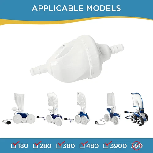 NUEVO G52 Kit de reemplazo de válvula de respaldo para limpiador de piscinas Polaris 180 280 380 480 3900 - Imagen 5 de 17