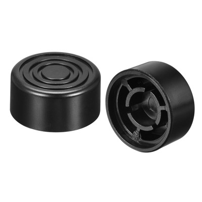Gitarre Fußschalter Top Cover Effektpedal schwarze Kappe für E-Gitarre, 10 Stück