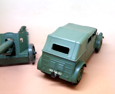 Dinky Toys No. 617 Volkswagen KDF & 50mm P.A.K. Anti-Tank Gun in
