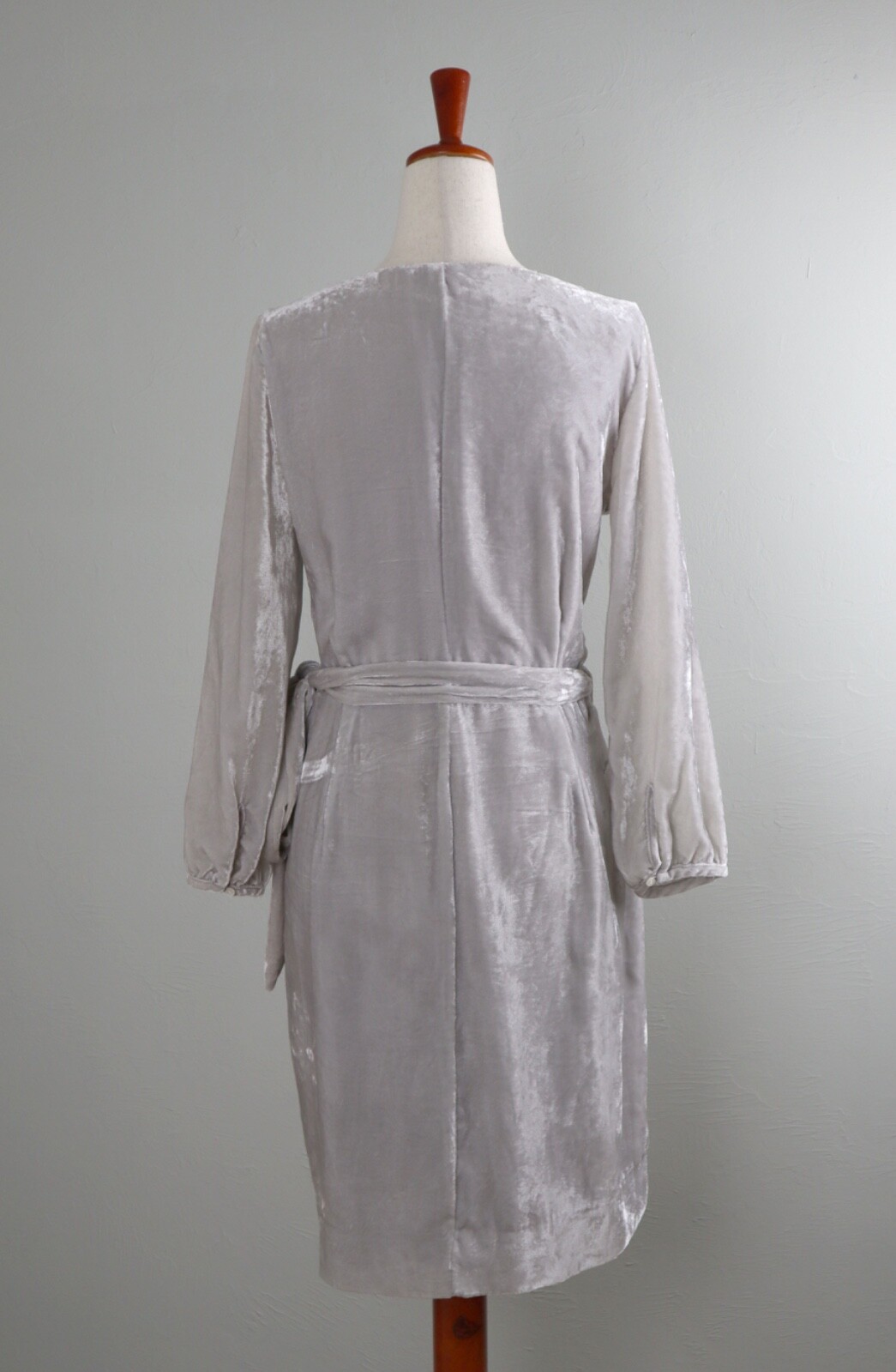 J.CREW $148 Solid Gray Lined Drapey Velvet True W… - image 5