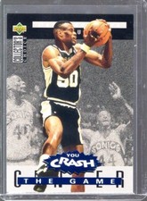 1994-95 Upper Deck Collector's Choice R12 You Crash the Game Blue David Robinson