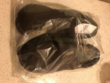 Dearfoam slippers, mens, Medium 9-10, color: coffeee 