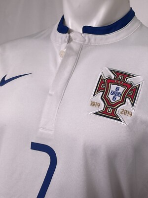 Cristiano Ronaldo #7 Portugal Nike 2014 White Player Issue Jersey