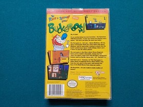 Ren & Stimpy Show Buckeroos NES Nintendo Box and Cart only -near mint +free case