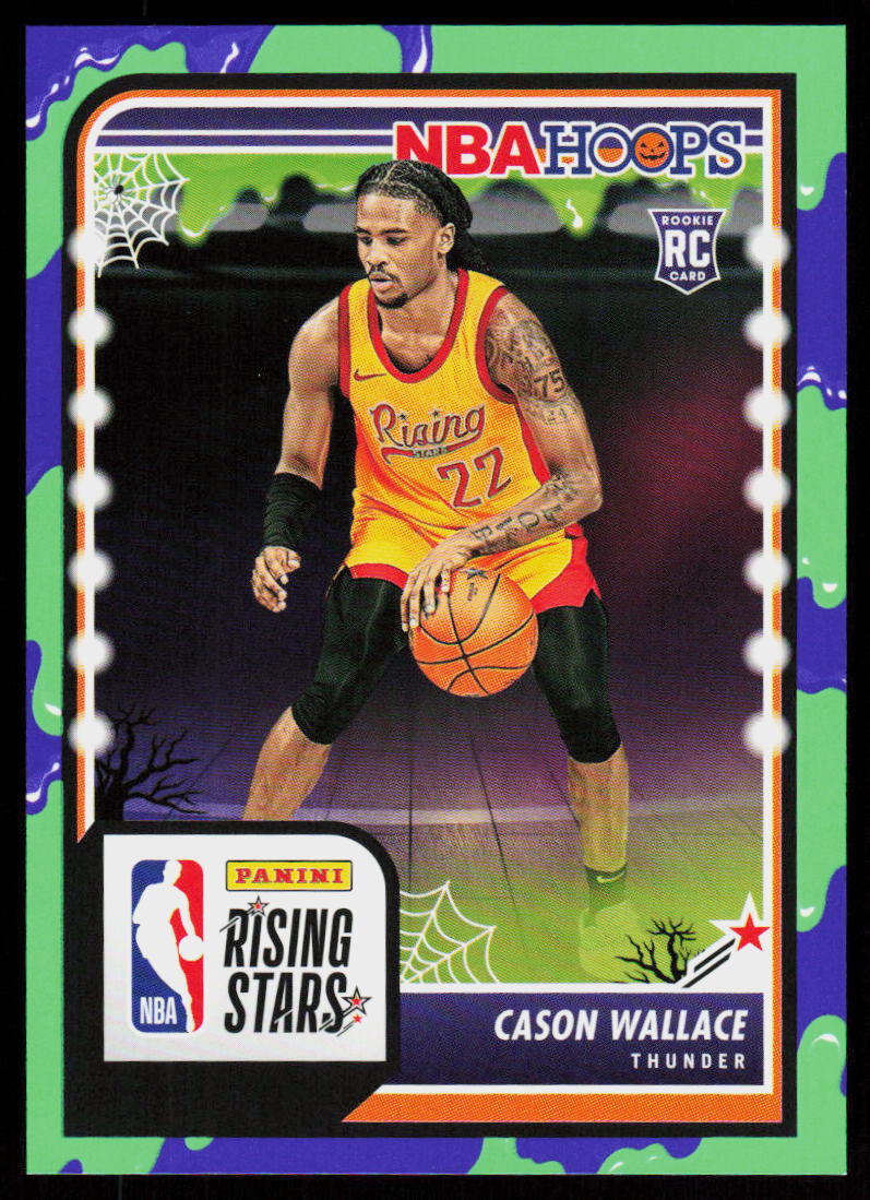 2023-24 Hoops Haunted Cason Wallace #281 Basketball Thunder RC Slime