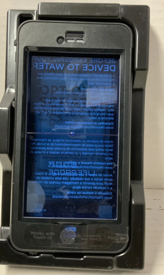 ⚡️LifeProof nuud iPhone 6 Plus Waterproof Shockproof Hard Shell Case Black - Image 2 of 3