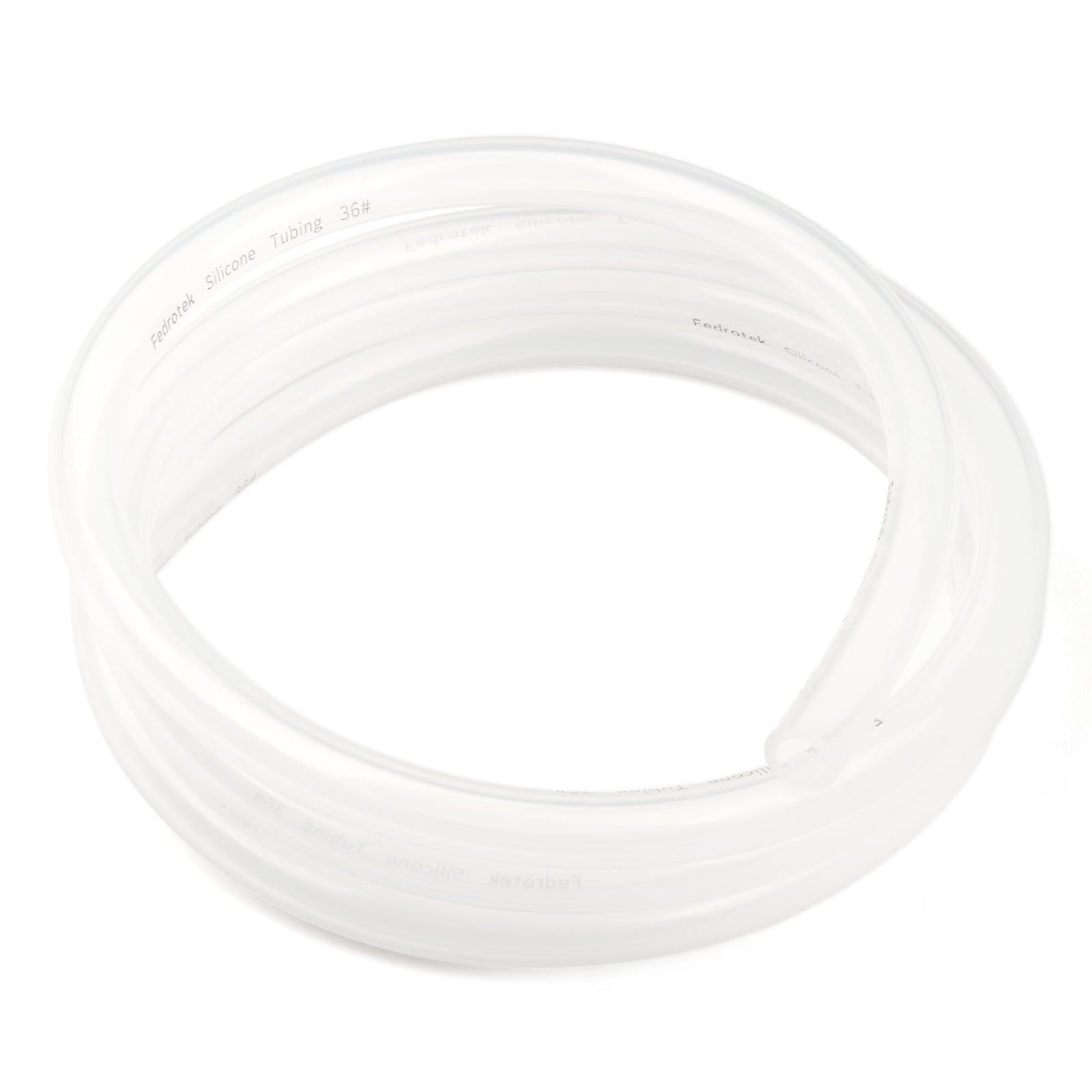 U.S. Solid Platinum-cured Silicone Tubing 9.6mm ID x 14.4mm OD x 15m Length