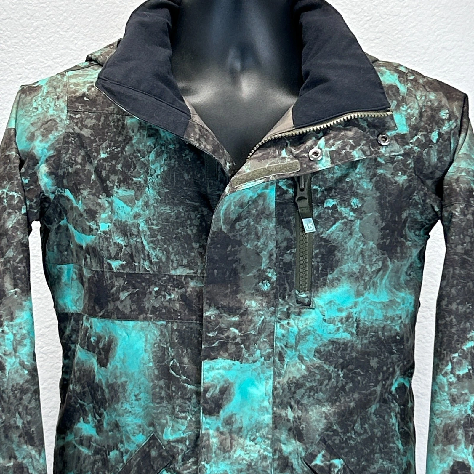burton dryride mountain dew snowboarding hooded jacket