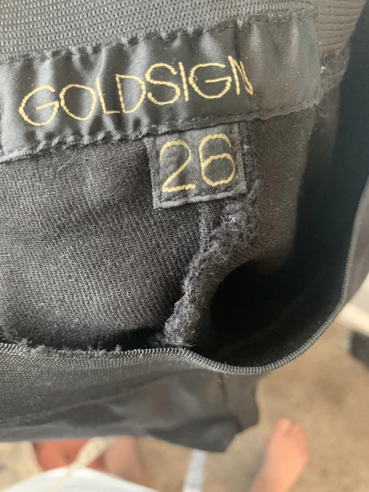 Leggings ajustados recubiertos de cebra Goldsign negros para mujer 26 Foto 4 de 4