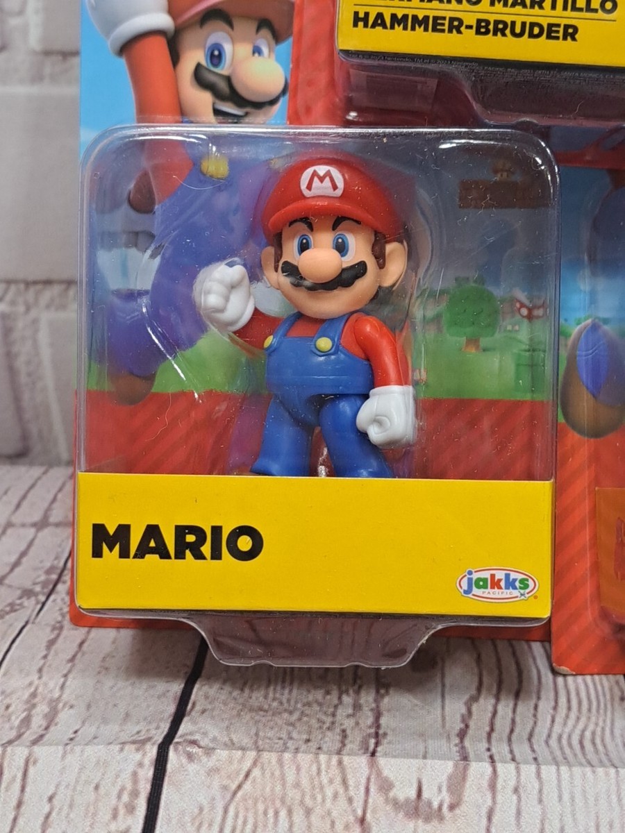 NIB Super Mario JAKKS Pacific 4 inch Figures Complete Set Of 5