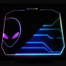 Alfombrilla de ratón LED Alienware 10 colores PC juegos escritorio computadora escritorio alfombrilla de ratón