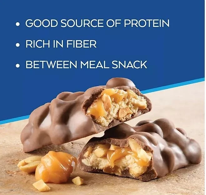 Atkins Snack Caramel Chocolate Nut Roll 18 count, LOW Carb - Image 2 of 3