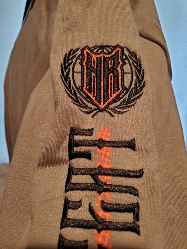 Pullover Hoodie Headrush 3/4 Sleeves Khaki XL New - Picture 8 of 12