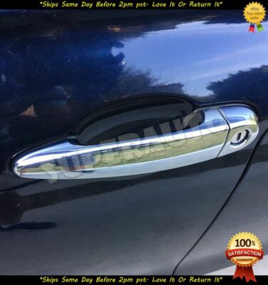 For 2006-2018 BMW 3 Series 8pcs Chrome Door Handle Covers No PSH No bottom light