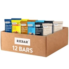 RXBAR Protein Bars, Snack Bars, Variety Pack (12 Count) BBD 06/25