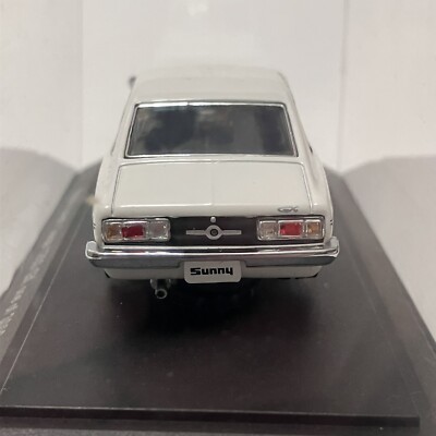 Rare EBBRO Oldies Nissan Sunny Coupe 1200 GX White 1:43 Diecast 70