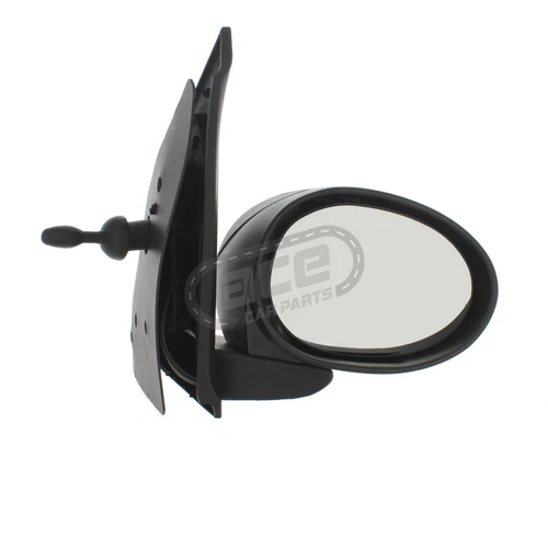 Cable Manual Wing Door Mirror Peugeot 107 2005-2015 Primed Cover Right Hand