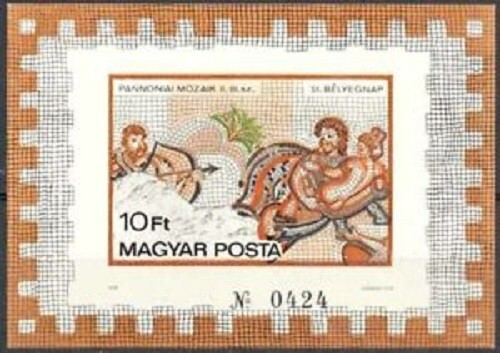 Hungary 1978 Yvert SS 138 IMPERFORATE Mosaic MNH VF - Picture 1 of 1