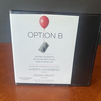 Option B Audio Book CD Set Sheryl Sandberg Adam Grant Finding Joy in Adversity