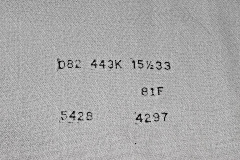 Vintage Leisure Shirt Size XL 60s Towncraft JC Penney Crisp White Barrel Cuffs - Image 4 of 4