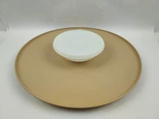 Vintage Tupperware Veggie Chip and Dip Tray with Bowl and Lid 492-3