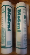 2 BioSeal Silicone Sealant Caulk Waterproof Mold & Odor Free White Kitchen Bath