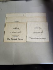 45 RPM 7" RECORD SLEEVES CO. SLEEVE 6 PACK SEE PHOTOS - Atlantic SLV55
