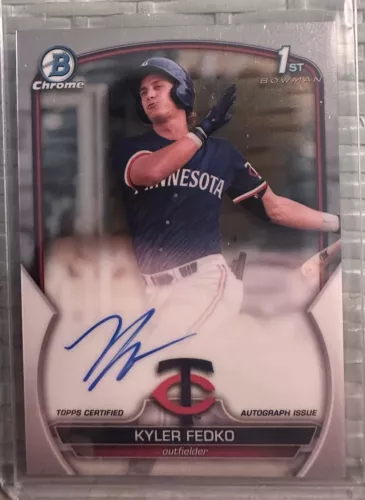 2023 Bowman - Chrome Prospect 1st Autographs #CPA-KF Kyler Fedko (Auto, RC)