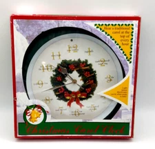 Mark Feldstein Musical Christmas Clock Traditional Carol Top Of The Hour 1999