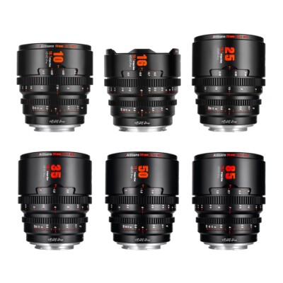 7Artisans 10mm 16mm 25mm 35mm 50mm 85mm Set Cinema lens for Canon RF mount