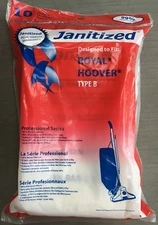 Vacuum Cleaner Bags Type B Hoover Royal 10 Pack Janitized
