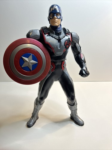 2018 Hasbro Marvel Avengers Shield Blast Captain America 13 in Talking Unboxed - Picture 1 of 10