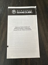 Nintendo GameCube Precautions Booklet Only
