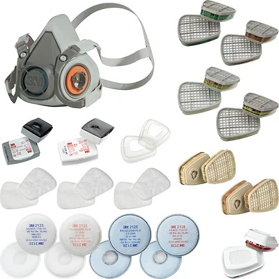 3M Halbmaske Atemschutzmaske Maske Atemschutz Gasmaske Lackiermaske Staubmaske