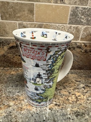DUNOON  'Britain s Lighthouses'  Mug Designed By Caroline Dadd Made In England