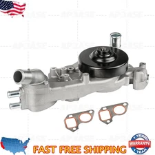 Engine Water Pump w/Thermostat For 2009-13 Chevy Corvette 09-15 Cadillac CTS RWD